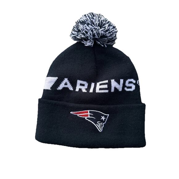 Ariens Unisex Adults Winter Hat Beanie Patriots Advertising Pom Pom Winter Hat - Picture 1 of 4